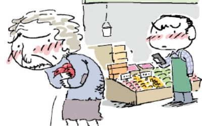 배고파서 사과 슬쩍…늘어나는 '노인 장발장'